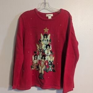 Bechamel Red Knit Sweater